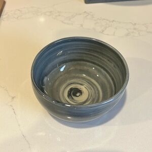 Beautiful Trinket signed pottery dish.